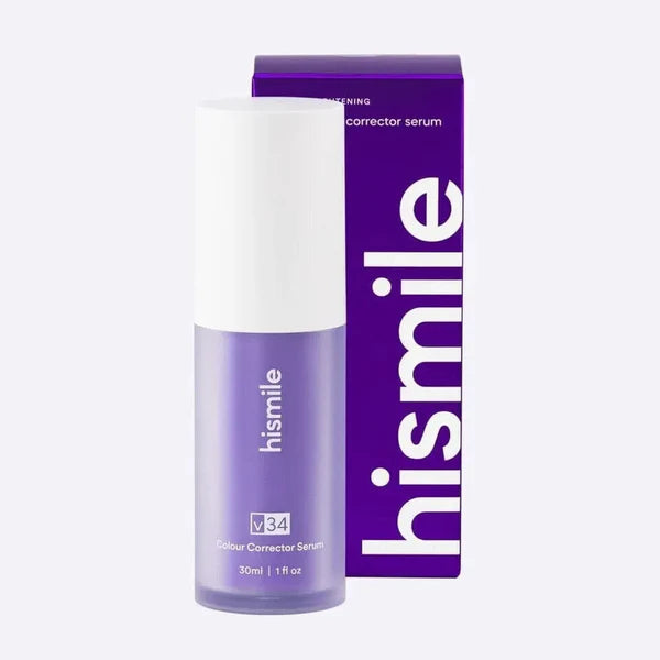 Hismile v34 Corrector de color, corrector de manchas de dientes, potenciador de blanqueamiento de dientes, pasta de dientes morada, corrección de color, Hismile V34