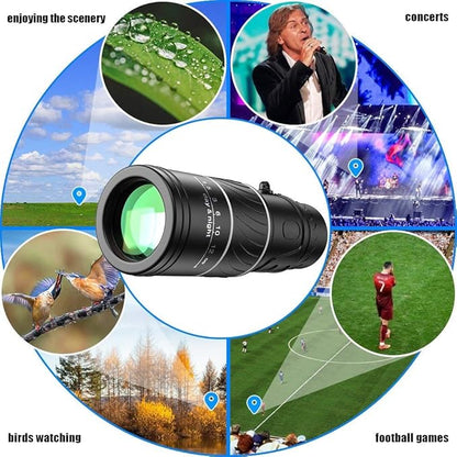 MONOCULAR DE GRADO MILITAR | SUPER ZOOM Y TRIPODE GRATIS